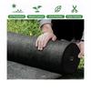 Durable Reusable Weed Control Fabric Water-permeabl with Holes Lawn Protection Cover Grassland Plastic Film