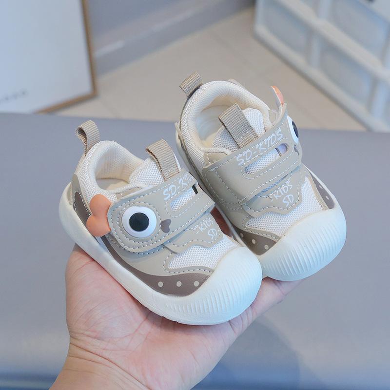 New Fashion Casual Baby Girl Shoe Cute Cartoon Breath Baby Shoe Mesh Soft Bottom Simple Boy Shoes Anti Slip Versatile Sneakers