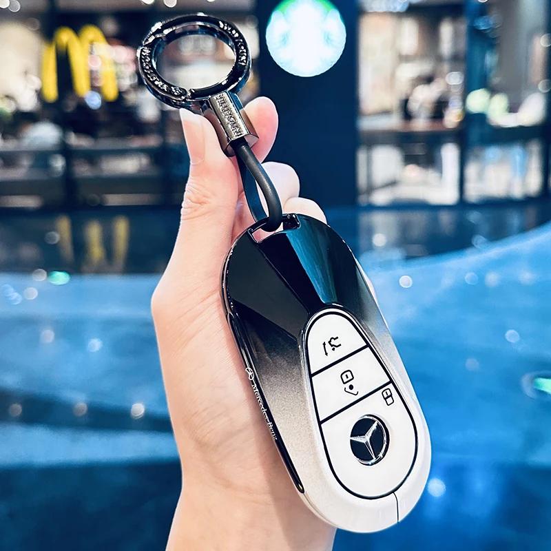 RPO5   Car Key Case Cover for Mercedes Benz 2022 C S Class W206 W223 S350 C260 C300 S400 S450 S500 Key Shell Protector
