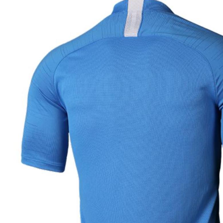 Nike Comfortable Pullover V-Neck Short Sleeve Soccer Shirt Men Tops Blue AT5871-436
