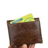 Men's Wallet, Leather Wallet, Casual and Fashionable, Double Zipper, Multi Card Retro Handbag, Coin Purse, Men's Wallet