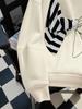 Autumn 2025 Sweet Striped Bow Sweatshirt for Women