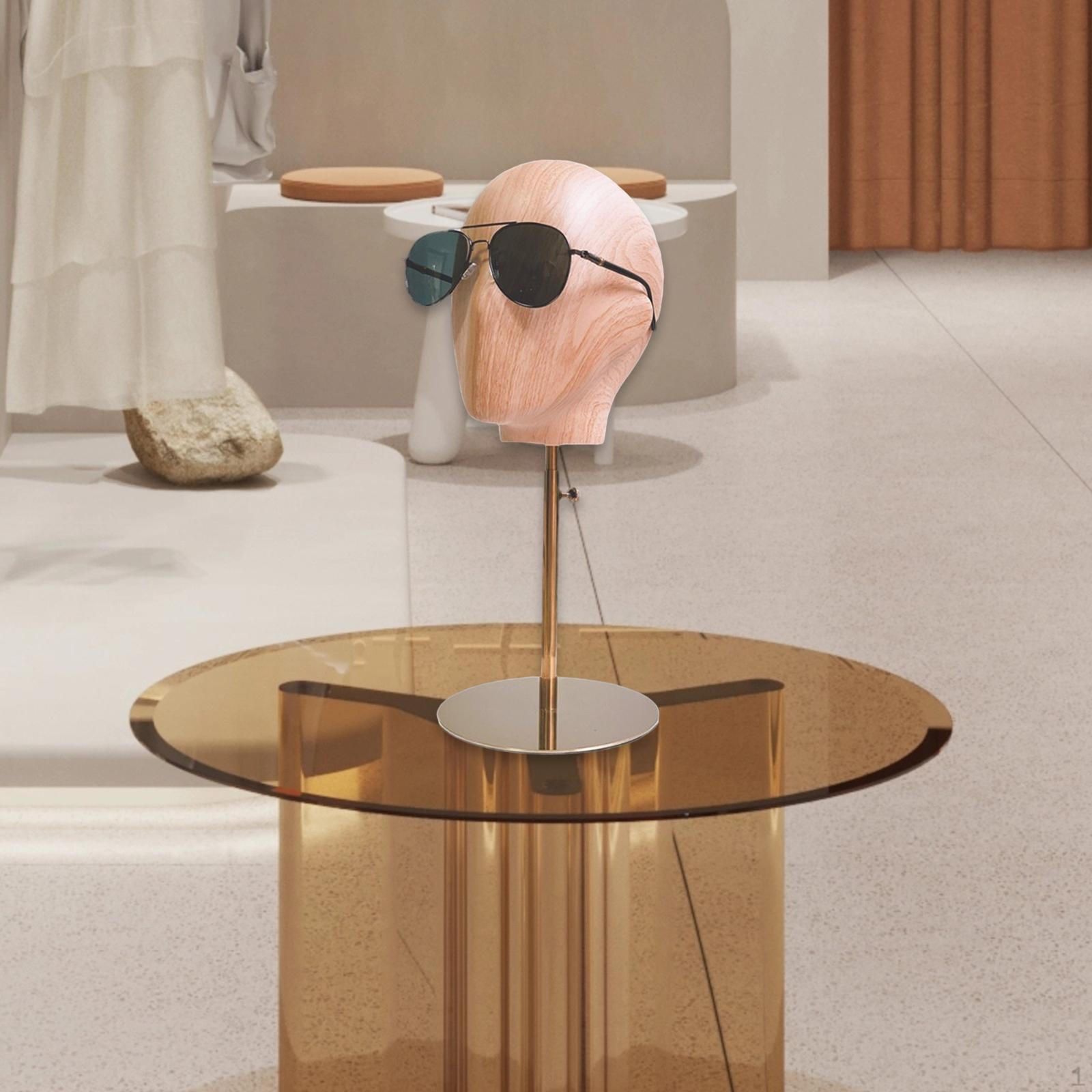 

Стенд для показа шляп и париков. Голова манекена. Абстракция, держатель для парика. Изготовление укладки для шарфов. золотой