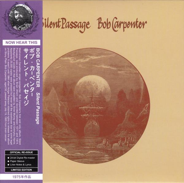 

CD BOB CARPENTER - Silent Passage BTR0022 Riverman 2007 South Kore ObiCountry/Folk Used