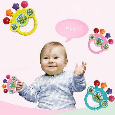 Neue Cartoon Infant Baby Glocke Rasseln Neugeborene Spielzeug Hand Spielzeug Instrumente Musik Spielzeug
