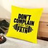 No Pain No Gain Cushion Cover Soft Short Plush Pillow Cover Smooth Cozy Texture Aesthetic Cushion Case Home Decor