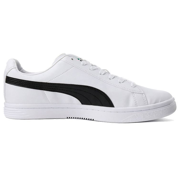 Puma Court Star Leather Casual Low-Top Sneakers Unisex Sneakers White Black 384676-01