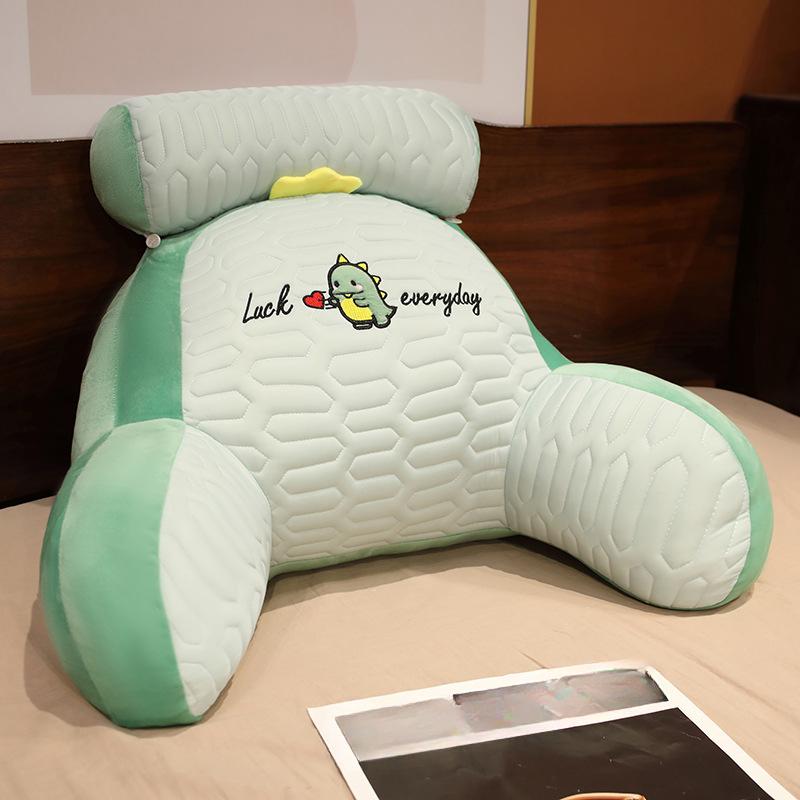 Almohada grande y suave para la cama: un cómodo cojín para la espalda para niñas