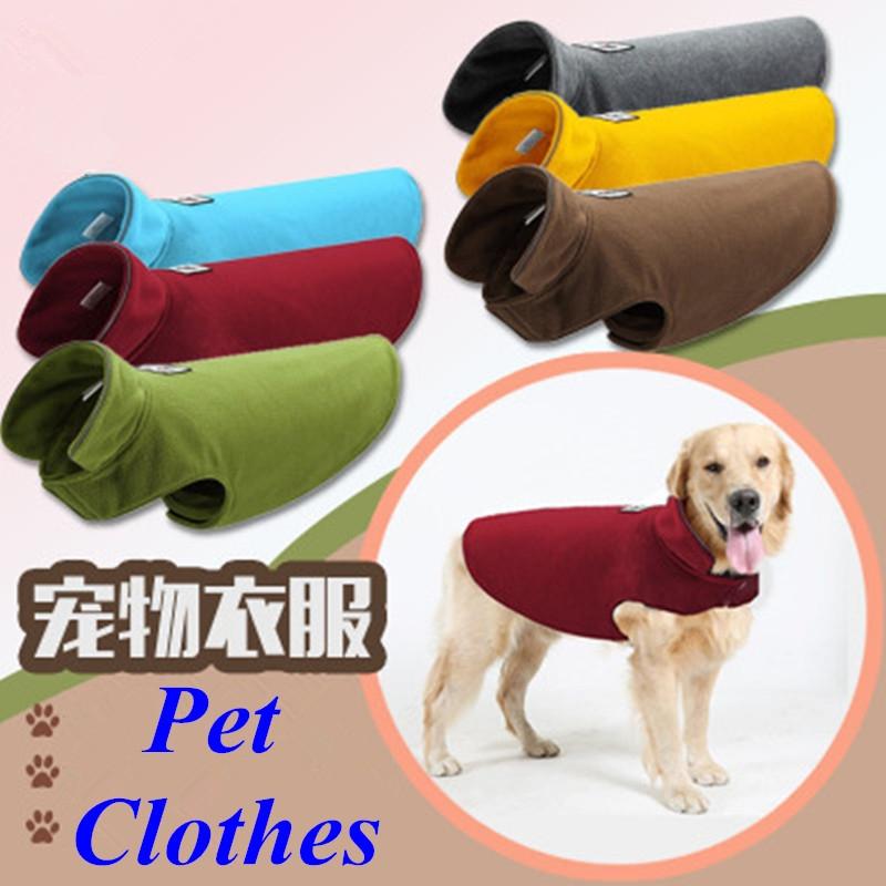 1Pcs Pet Clothes Autumn and Winter Dog Clothes New Pet Fleece Clothing On Both Sides Wearing Vest
