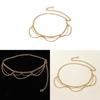 Waist Metal Ladies Chain With Carved Details Elegant Jewelry For Winter Seasons