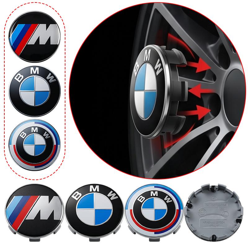 4 stk Bilfelg Senterkopp Emblem Merke Navkapsler Auto Styling For BMW M Performance X3 X5 X6 X1 X4 F20 F30 G20 F31 F34 F10 G30 F11 F25 I3 M3 M4 1 3 5