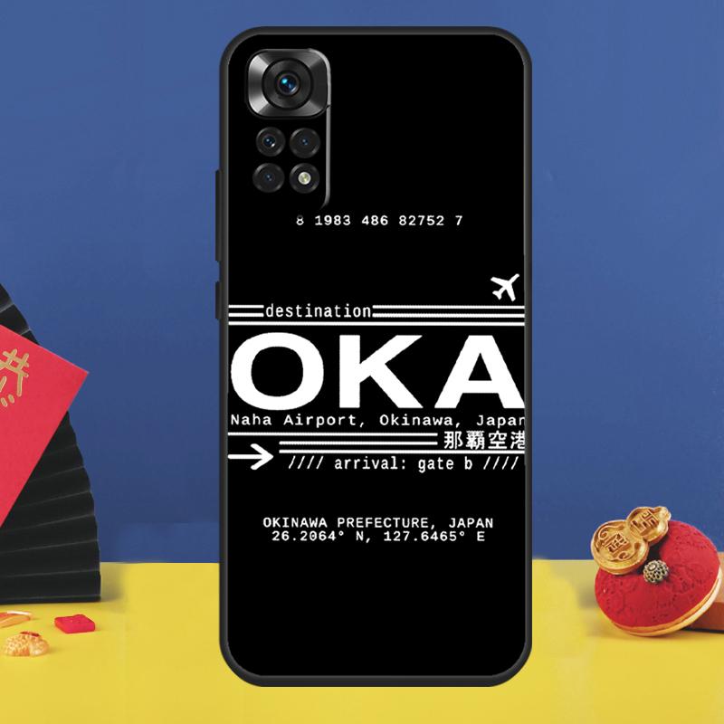 

Airport Code Funny Phone Case For Xiaomi Redmi Note 15 Pro Plus 13 12 11 9 10 14 Pro 10C 12C 13C 14C 15C Cover Redmi Note 12 Pro 5G