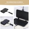 Heat-resistant Breakfast Sandwich Baking Pan Double-Sided Sandwich Maker Toast Frying Pan  Bread