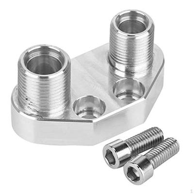 Adapter sprężarki klimatyzacji do montażu w samochodzie, zamiennik, polerowane wykończenie, stop aluminium, pojazd