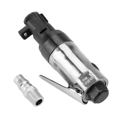 Akozon Adjustable Air Ratchet Wrench, 1/4" Square Drive, for Machine Building and Automotive Industries