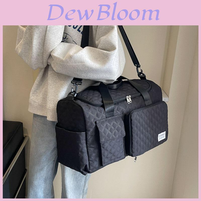 Large Capacity Lightweight Nylon Travel Bag With Shoe Compartment For