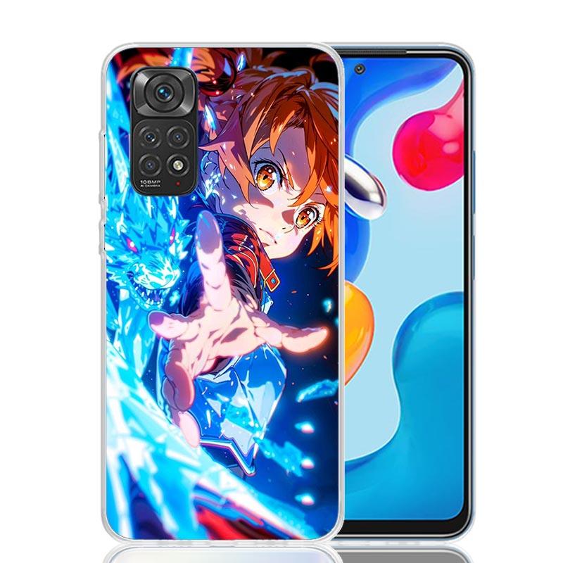 Sword Art Online Yuuki Asuna Phone Case For Xiaomi Redmi Note 15 14 13 12S 12 Pro Plus 11S 11E 11 11T 10S 10 Art Soft Pattern Co