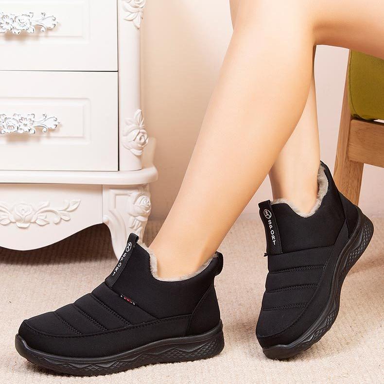 Zimní dámské plyšové teplé sněhule Módní ležérní dámské boty Venkovní dámské boty