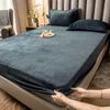Mattress Thickened Milk Fleece Thermal Mattress Simmons Protective Cover Bed Cover Mattress Pillowcase Three-Piece Set
