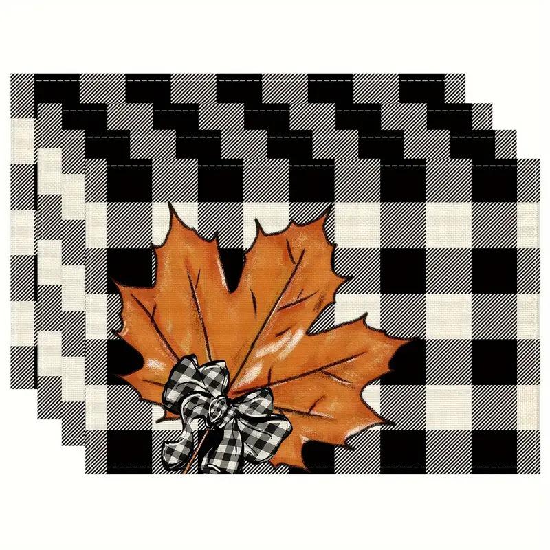 Autumn Pumpkin Halloween Placemat for Kitchen & Dining - Multiple Options Available