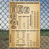 Metal Wall Art Kitchen Conversion Chart Farmhouse Vintage Poster