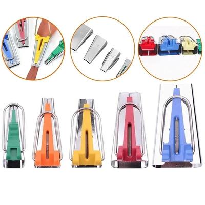 Splicing Cloth Fabric Bias Tape Maker Home Binding Tool Quilting Sewing 6mm\9mm\12mm\18mm\25mm Craft DIY Patchwork Edging Device