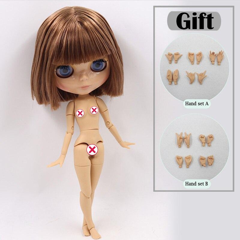 ICY DBS Blyth Doll Tan and Super Black Skin Joint Body Oily Hair 1/6 BJD Special Price Gift Toy