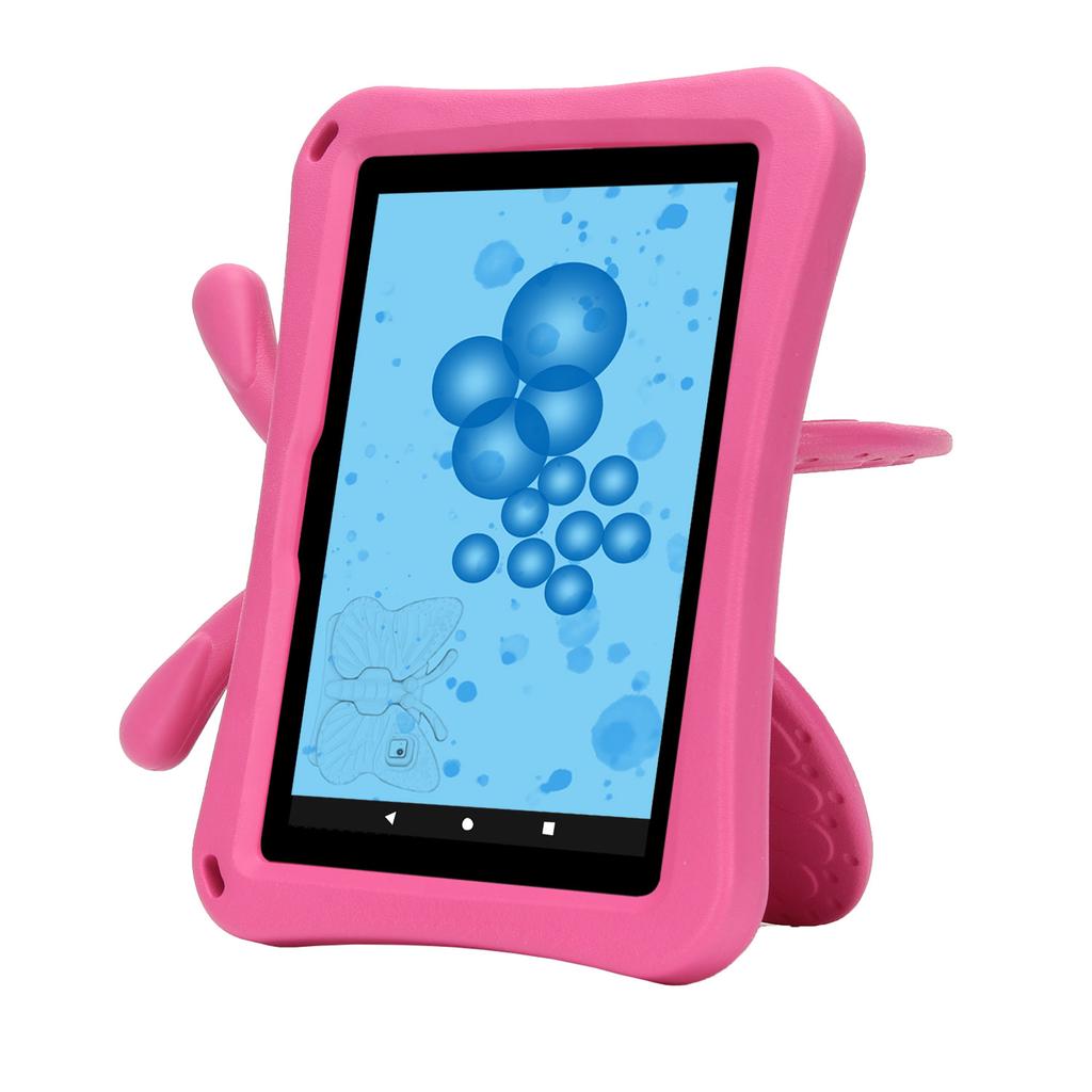 Kids Cute EVA Stand Case Universal For Amazon Fire HD 8 Plus 2024 2022 8.0 Inch Folding Wings 3D Butterfly Cover Shockproof Capa