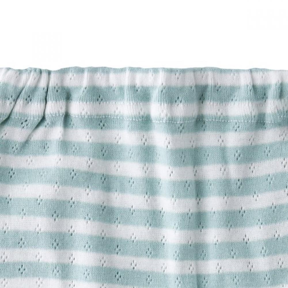 Mink Mui 2026 Ss Dárek k narození Mn Mumu Pruhovaný Základní žebrovaný set kalhot 36170 054 01 36114 810 03