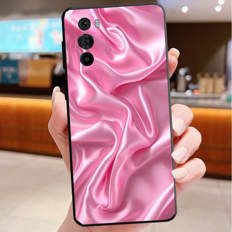 Phone Case For Motorola Edge 50 40 Pro 60 50 40 30 Ultra Neo Fusion Moto G Play G Stylus G Power G Pink Aesthtic
