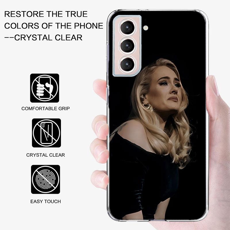 Singer A-Adele Phone Case For Samsung A16 A26 A36 A56 A17 A15 A25 A35 A55 A14 A24 A34 A54 A04S A05S Galaxy Note 20 10 9 8 A9 A8