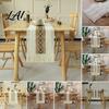 Soft Table Runner Boho Linen Runner Elegant Farmhouse Rustic Durable with Fringed Edges for Home Wedding Bridal Shower Dining Decor Sophisticated
