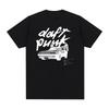 Daft Punk Vintage Tshirt Graphic Y2k French Electronic Music Cotton Unisex T Shirt New TEE TSHIRT Womens Tops