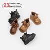 Kids' Autumn Winter Non-slip Martin Boots - Soft Sole, Velvet-lined Leather for Boys & Girls