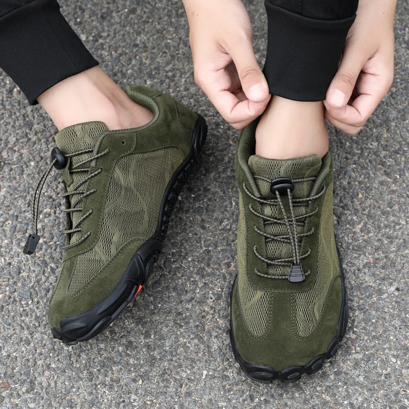 Wear-resistant Hiking Shoes Breathable Gym Cross-training Sneakers Non-slip Outdoor Casual Sports Shoes Mesh Flats