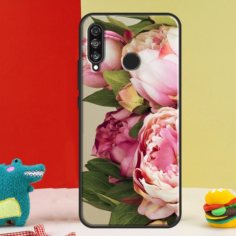 Peonies Beautiful Flower For Huawei Nova 5T 9 10 SE 12i 12s 11i Y91 Y90 Y60 Y70 Y72 Y61 P60 P30 Pro P20 P40 Lite Case