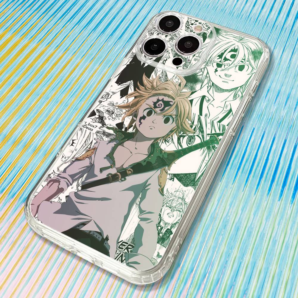 

Чехол для телефона Семь смертных грехов S-Seven D-Deadly Sins для iPhone 17, 16, 15, 14, 13, 12, 11 Plus, Pro Max Мягкая прозрачная крышка iPhone15pro