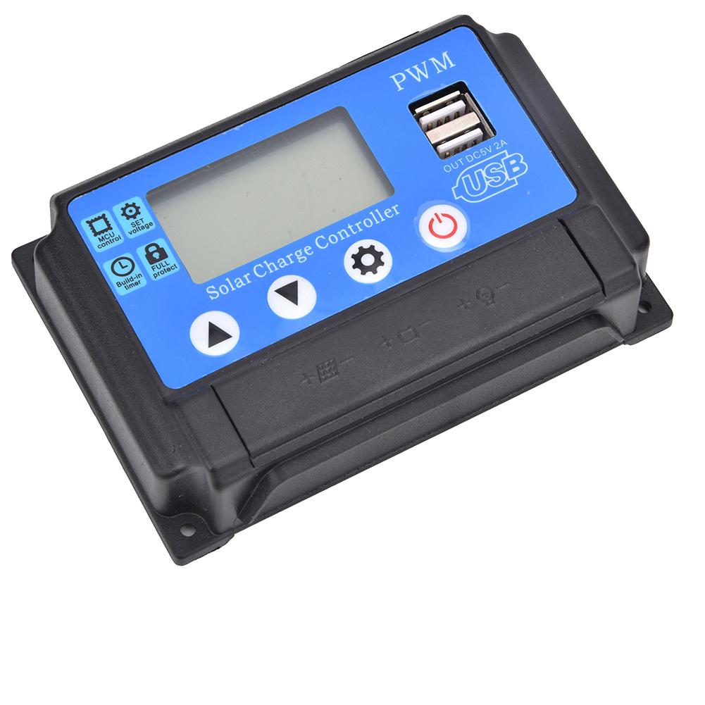 YCX 002 10 60A Solar Panel Regulator Charge Controller PWM 12V 24V Auto Focus Tracking 50A