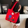 Foreign style texture simple niche design large capacity tote bag 2025 summer new fashion women's shoulder bag