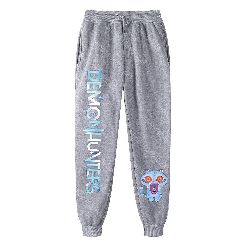 Kpop Demon Hunter Tiger Pants Harajuku Streetwear Men Women Jogging Sweatpants Print Running Trousers Sport Oversized