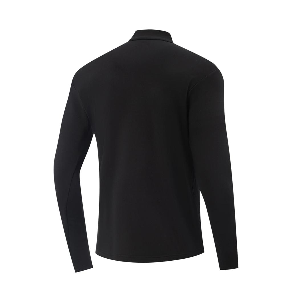 Li Ning Bequemes Vielseitiges Langarm-T-Shirt mit Stehkragen Herren Tops ATLV315-3