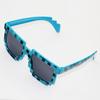 Square Glasses, Two-Dimensional Acting Artifact Sunglasses, Coded Rectangular Pixel Glasses Douyin Kuaishou