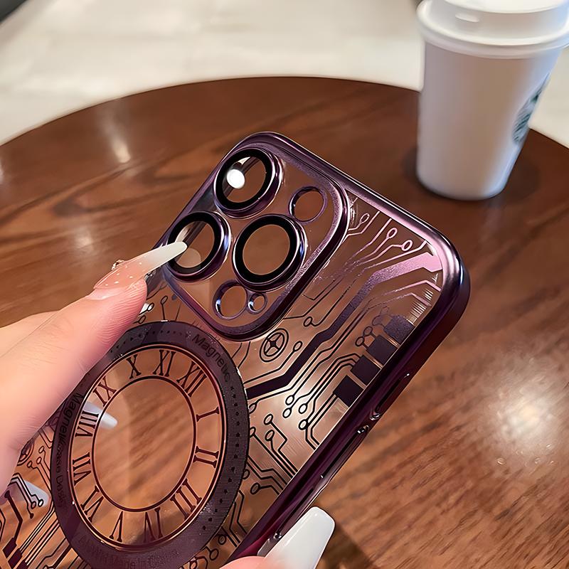 Luxury Transparent For Magsafe Magnetic Case For iPhone 15 14 13 12 11 16 Pro Max Wireless Charging Cover 16 15 Plus Accessories