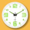 Minimalist Quartz Wall Clock With Luminous Hands For Bedroom Use