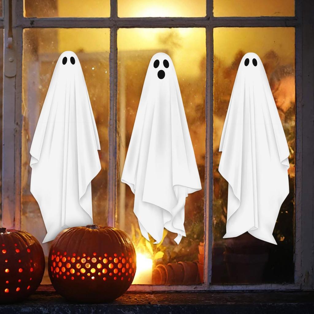 Color Terror Halloween Glass Window Stickers Static Display Window Stickers PVC