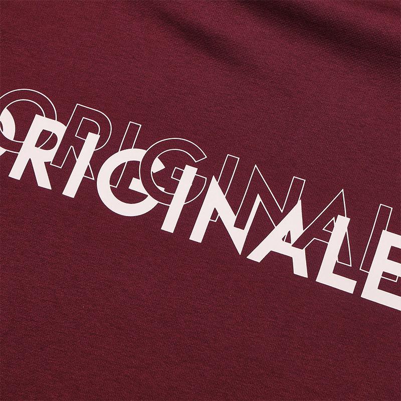 New FILA ORIGINALE Sweatshirt Men's Tree Port Burgundy F11M449203FWI