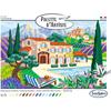 Peinture acrylique - SENTOSPHERE - Palette D'artiste - La Provence - Peinture à numéro pour adulte - Tableau en carte toilée