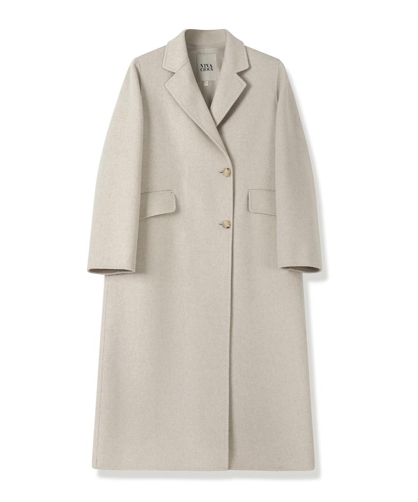 VIVACIOUS Bordo Handmade Wool Coat Camel