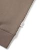 SNOWPEAK APPAREL Women'S Lettering Semi-Crop Sweatshirt (S24Fwfht63) Cocoa