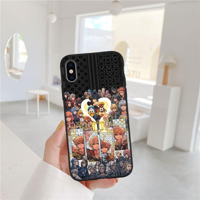 CJ73 Kingdom Hearts Soft Shell Phone Case for Redmi Note 13 14 Pro+ Plus A3 A3X 13X 13C 13R 14S 14C 14R